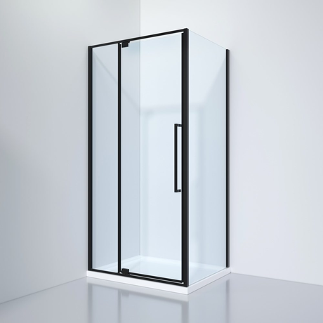 Душевое ограждение Black&White   S812 BC (900х900х1950)	