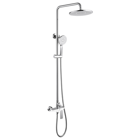 Душевая система Abber    Weiss Insel AF8020W белый-хром