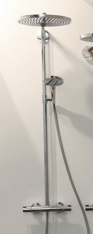 Душевая система Hansgrohe   Raindance Select 300 2jet Showerpipe 27133000 хром 