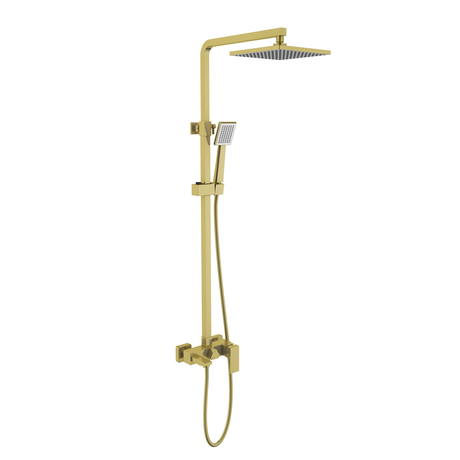 Душевая система Timo  Selene SX-1030/17 золото матовое