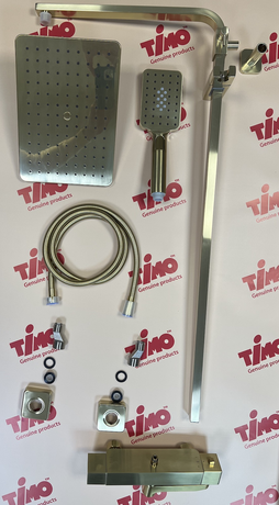 Душевая система Timo  Tetra-thermo SX-0169/17 золото матовое
