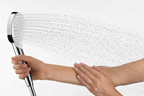 Душевая система Hansgrohe   Crometta E 240 1jet Showerpipe Reno EcoSmart 27289000