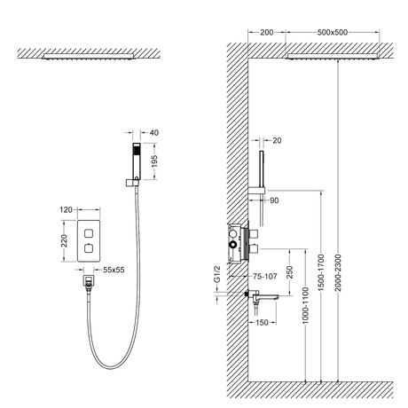 Душевая система Timo  Petruma SX-5019/17SM золото матовое