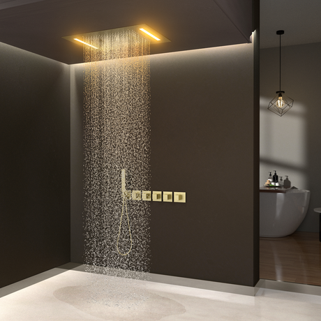 Душевая система Timo  Petruma SX-5229/17SM золото матовое