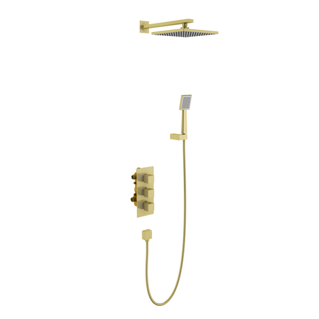 Душевая система Timo  Tetra-thermo SX-0179/17SM золото матовое