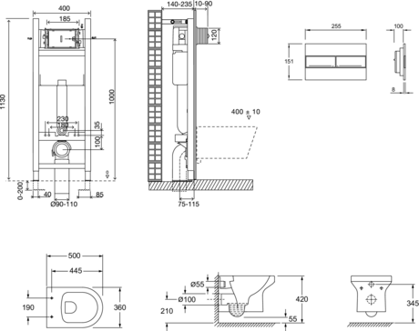 Унитаз Jacob Delafon E21755RU-00  