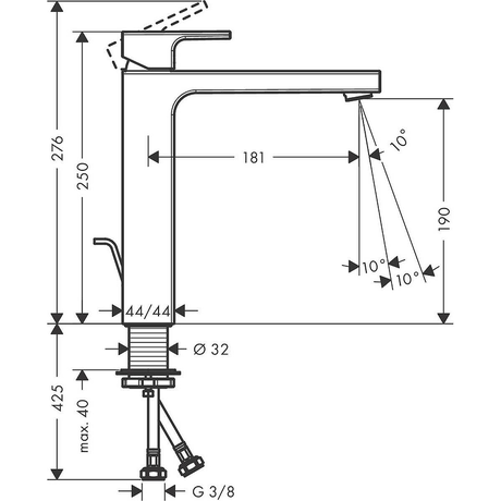 Смеситель Hansgrohe  230 71562000 хром
