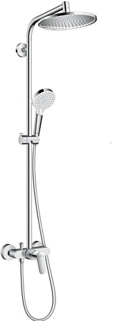 Душевая система Hansgrohe   Crometta S 240 1jet Showerpipe Ecosmart 27269000