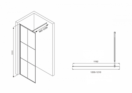 Душевое ограждение Abber     Immer Offen AG62120B8