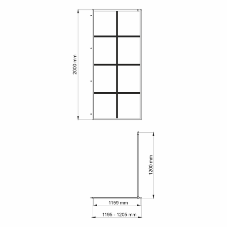 Душевое ограждение WasserKraft Glan 66W40 