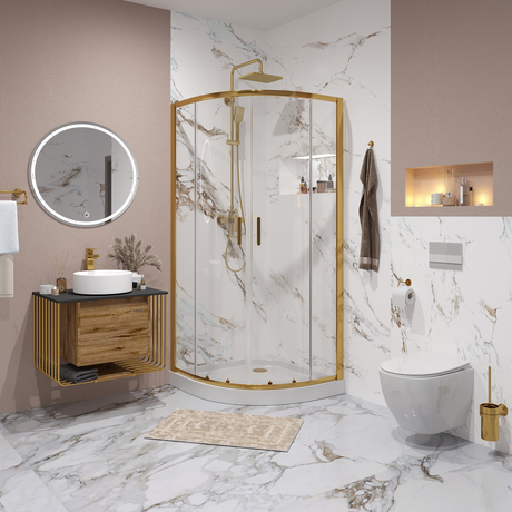 Душевое ограждение Niagara   NG-6406-08 GOLD 