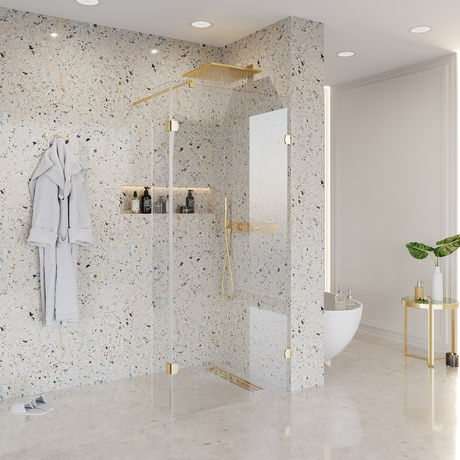 Душевое ограждение Niagara   NG-642-90 GOLD 