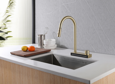 Смеситель для кухни Abber    Wasser Kreis AF8114G  