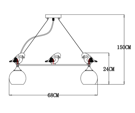 Люстра Arte Lamp  A2150SP-5WG GEMELLI