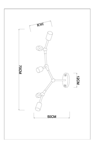Люстра Arte Lamp  A6206PL-5CC FLEX