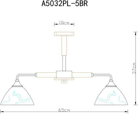 Люстра Arte Lamp  A5032PL-5BR MATTHEW