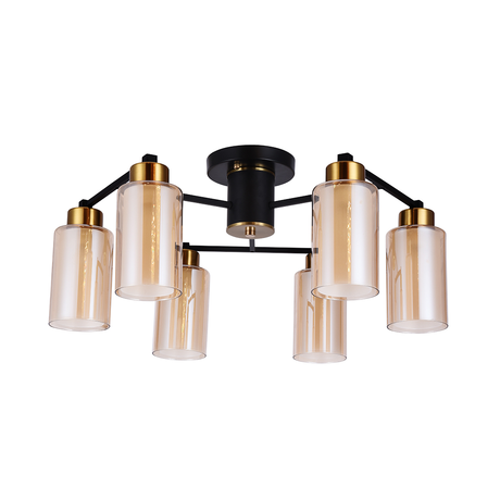 Люстра Arte Lamp  LEO A7027PL-6BK