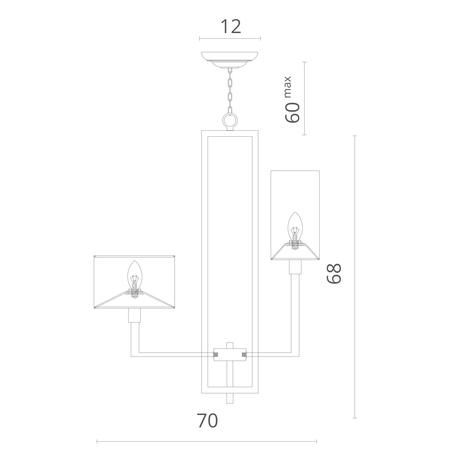 Люстра Divinare  PORTA 5933/01 LM-8 