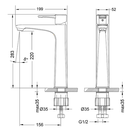 Смеситель Lemark Evitta LM0509C