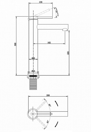 Смеситель Abber    Emotion AF8811G  