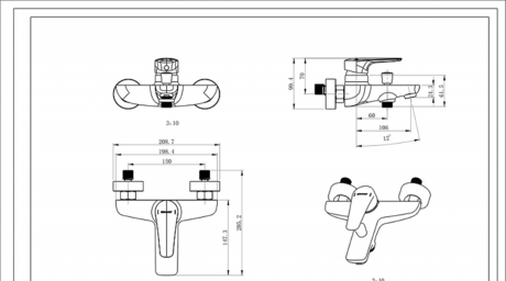 Смеситель Bravat   Arden F6351385CP-01-RUS