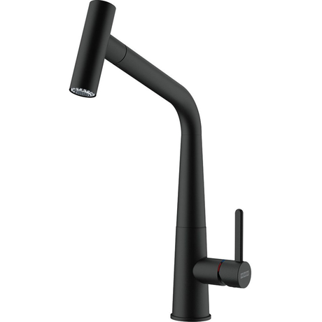 Смеситель для кухни Franke   Icon 115.0625.190 с выдвижным шлангом, черный матовый