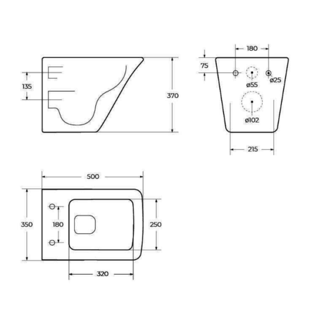 Унитаз BelBagno  MARMI BB052CHR/BB052SC