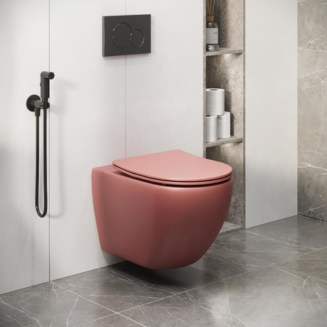 Унитаз Grossman  Color GR-4411PIMS розовый матовый