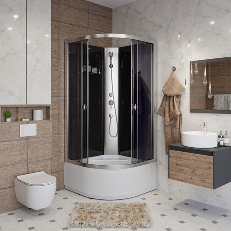 Душевая кабина Niagara   Eco E100/40/TN/BK  