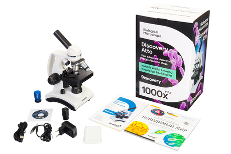 Микроскоп Discovery    Atto Polar с книгой