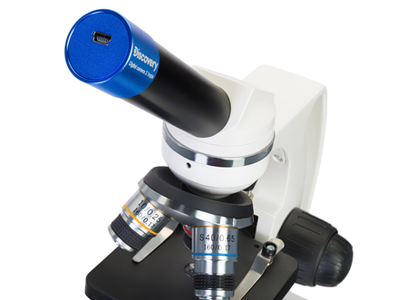 Микроскоп Discovery    Femto Polar с книгой