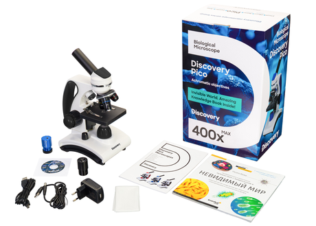 Микроскоп Discovery    Pico Polar с книгой