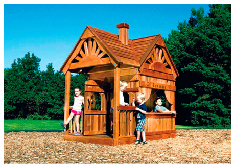 Детский городок Rainbow Play Systems  Playhouse Design 2