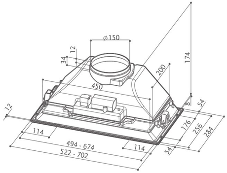 Вытяжка кухонная Faber  INCA SMART HC X A70