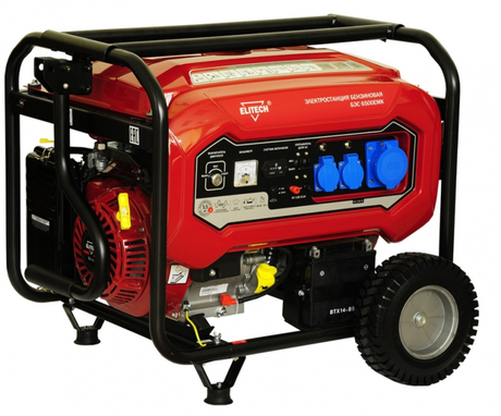 Генератор Elitech  БЭС 6500ЕМК
