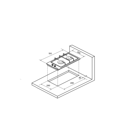 Варочная панель Kuppersberg  FV3TG X
