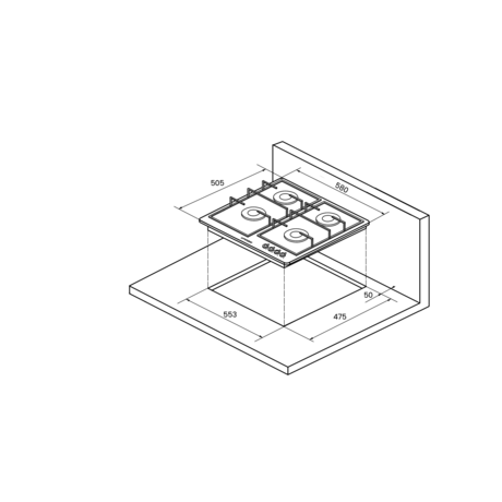 Варочная панель Kuppersberg  FV6TGRZ ANT BR