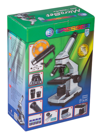 Микроскоп Bresser Junior 40x-1024x, без кейса