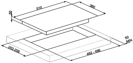 Варочная панель Smeg PV632CNR