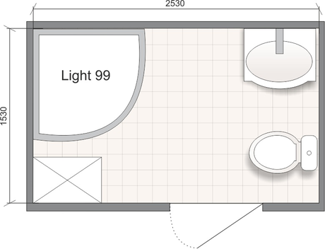 Душевая кабина Domani-Spa  Light 99 High черные стенки,тонированные стекла