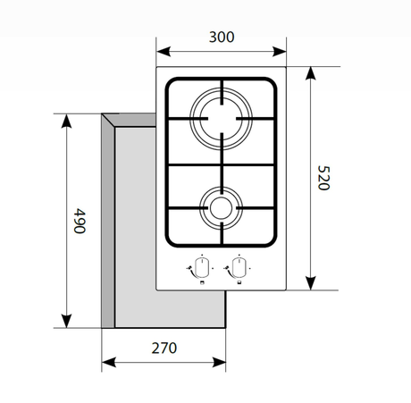 Варочная панель LEX GVS 320 IX