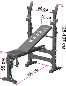 Силовая скамья Leco -IT Pro+