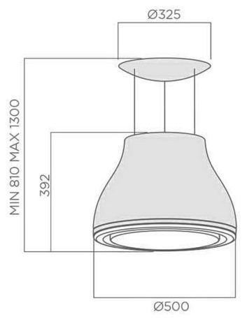 Вытяжка кухонная Elica SHINING CAST IRON/F/50
