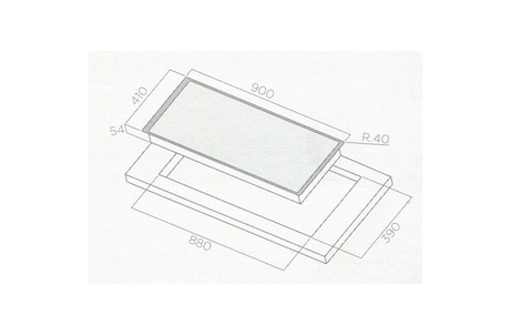 Варочная панель Elica LIEN DIAMOND FRAME 904 BL