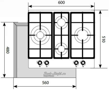 Варочная панель LEX GVE 643C IV