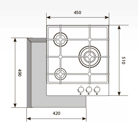 Варочная панель LEX GVG 431 BL