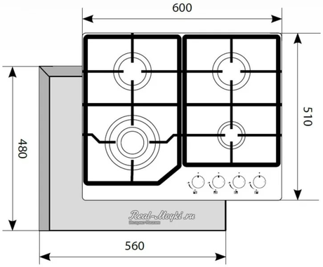 Варочная панель LEX GVG 640-1 WH