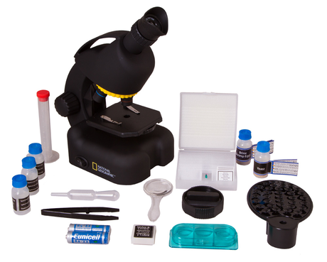 Микроскоп Bresser National Geographic 40–640x с адаптером для смартфона