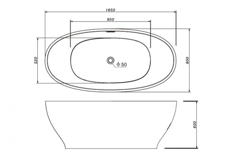 Ванна  Abber   AB9207