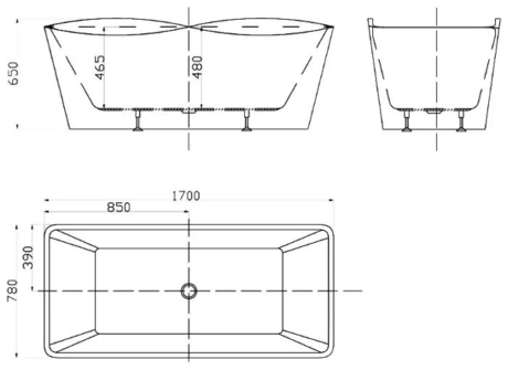 Ванна  Gemy G9240